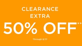 Clearance Extra 50% off