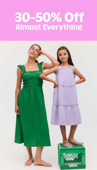 30-50% off Almost Everything