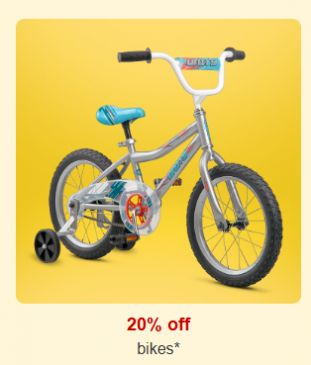 20% Off Bikes