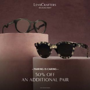 50% OFF AN ADDITIONAL PAIR