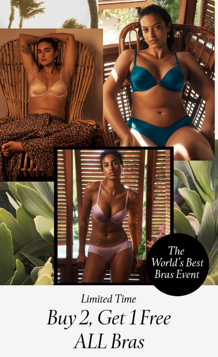 Buy 2, Get 1 Free All Bras